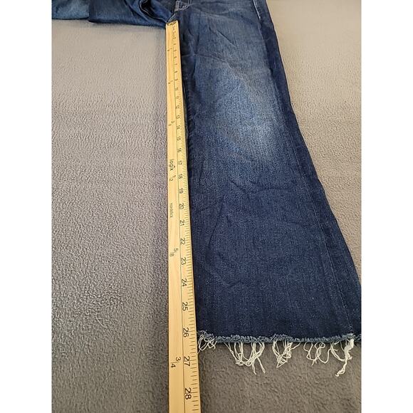 MOTHER Hustler Ankle Fray in Home Movies • Size 27 • High Rise Boot Crop - Picture 7 of 11